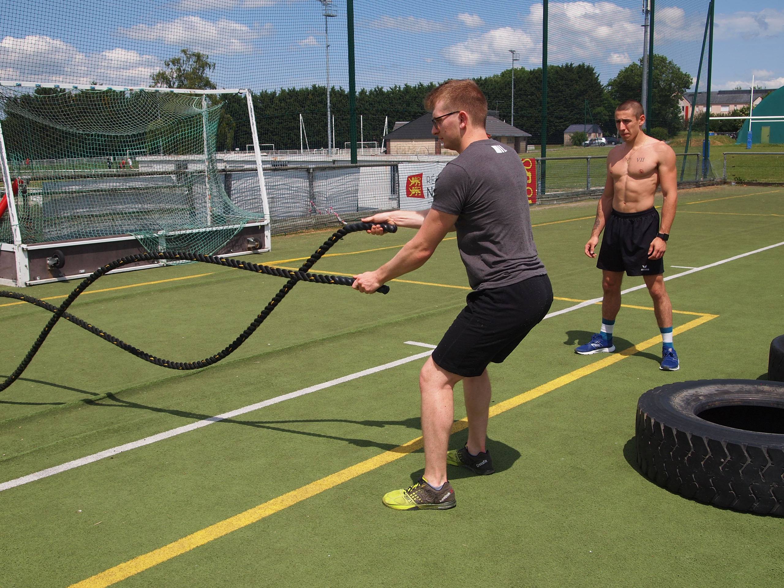 battle rope cross training