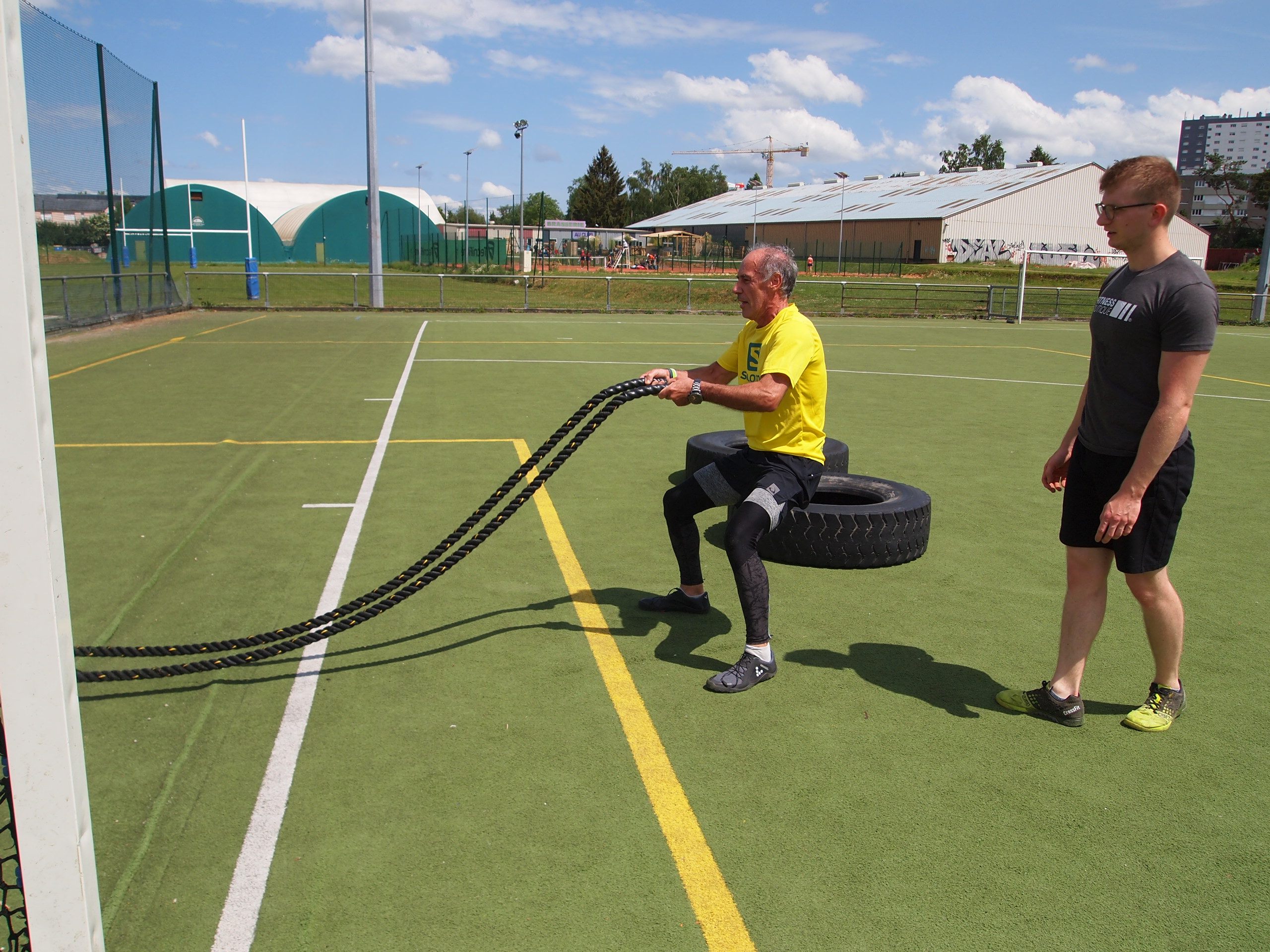 battle rope cross training